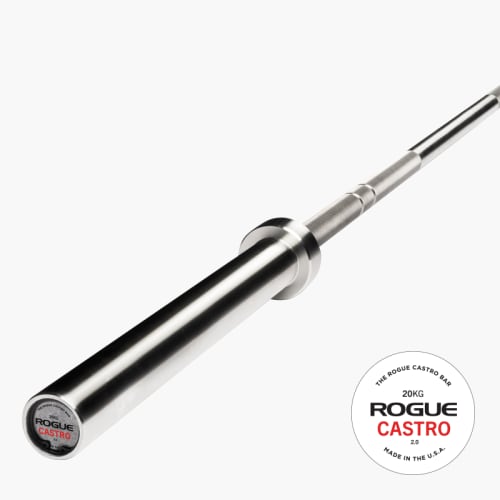 Rogue Castro Bar Bare Steel Barbell 28.5MM Rogue Fitness Canada